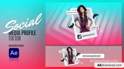 Social Media Profile - TikTok Elements template preview