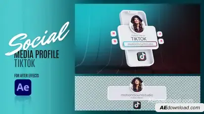 Social Media Profile - TikTok Elements template preview