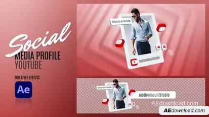 Social Media Profile - Youtube Elements template preview