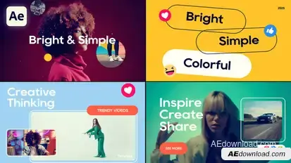 Social Media Promo Openers template preview