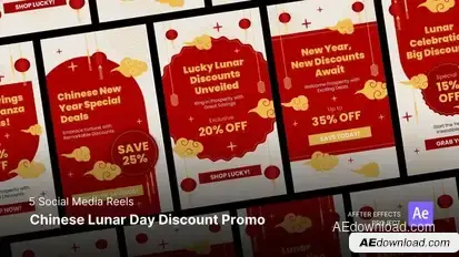 Reels - Lunar Year Festival Product Promo template preview