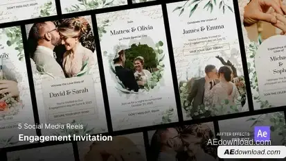 Social Media Reels - Engagement Invitation After Effects Template Elements template preview