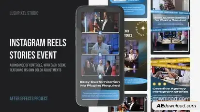 Social Media Reels Online Course Openers template preview