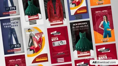 Social Media Sale Stories Product Promo template preview