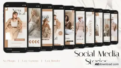 Social Media Stories broadcast-packages template preview
