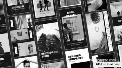 Social Media Stories // AE Video Displays template preview