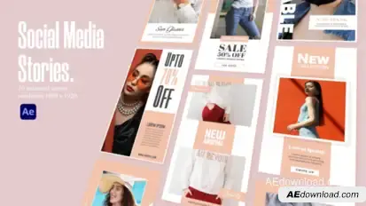Social Media Stories Product Promo template preview
