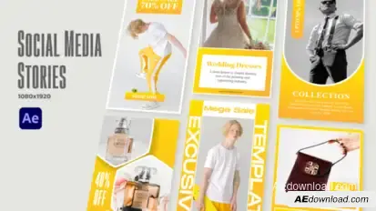 Social Media Stories v2 Product Promo template preview