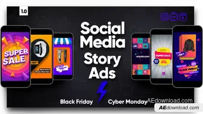 Social Media Story Ads Product Promo template preview