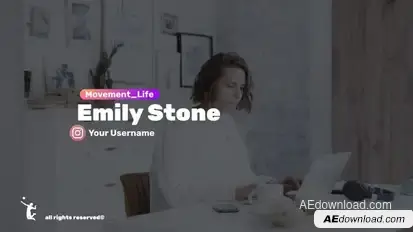 Social Media Titles Elements template preview