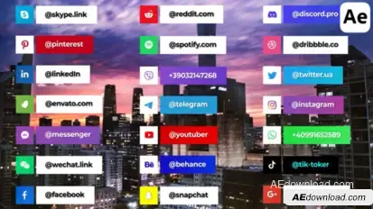 Social Media V5 Titles template preview