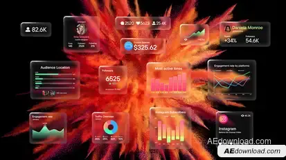 Social Metrics & Widgets Pack Logo Stings template preview