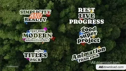 Social Text Animation | After Effects Titles template preview