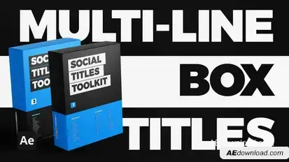 Social Titles Toolkit Titles template preview