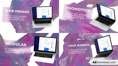 Soft Cloth Website Promo Product Promo template preview