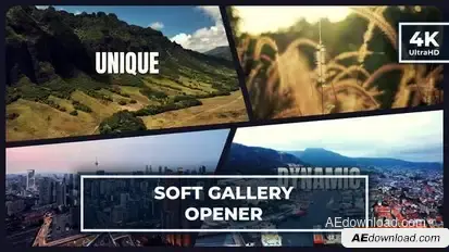 Soft Multiscreen Opener | Dynamic YouTube Gallery Intro Openers template preview