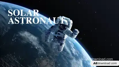 Solar Astronaut Elements template preview