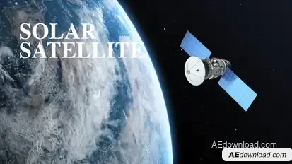 Solar Satellite Elements template preview