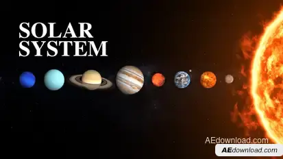 Solar System Elements template preview