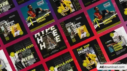 Solute Hypebeast Instagram Posts Product Promo template preview