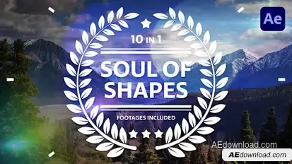 Soul Of Shapes Logo Stings template preview