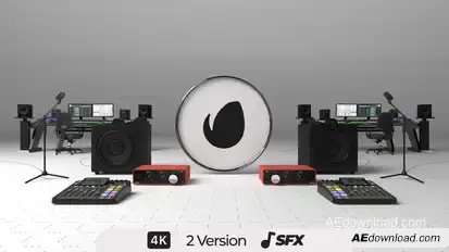 Sound Logo Logo Stings template preview