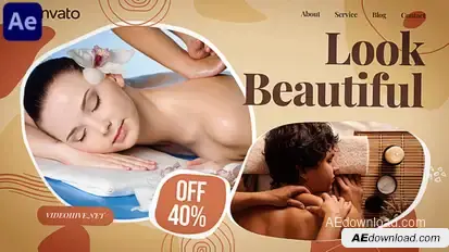 Spa Saloon Promo || Meditation And Mindfulness Promo Video Displays template preview