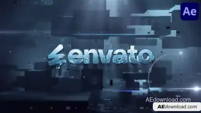 Space Box Logo for After Effects Logo Stings template preview