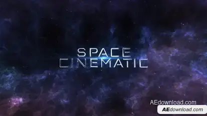 Space Cinematic Titles Titles template preview