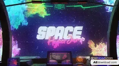 Space HyperJump Logo Logo Stings template preview