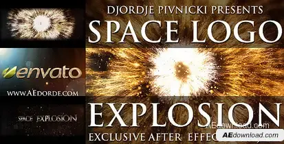 Space Logo Explosion Openers template preview