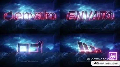 Space Logo Reveal Logo Stings template preview