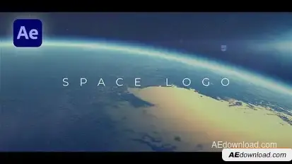 Space Logo Reveal Openers template preview