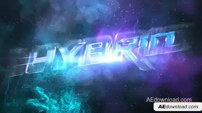Space Nebula Logo Reveal Logo Stings template preview