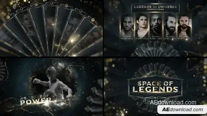 Space of Legends Awards Show broadcast-packages template preview