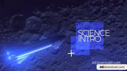 Space Rocket Science Intro Openers template preview