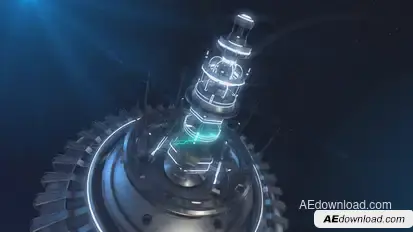 Space Station Core Logo Reveal Logo Stings template preview