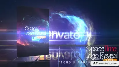 SpaceTime Logo Reveal Logo Stings template preview