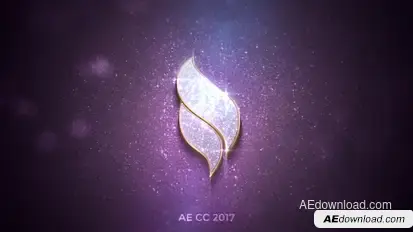 Sparkling Glitter Logo Logo Stings template preview