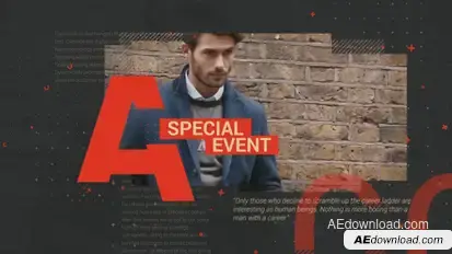 Special Event Presentation Video Displays template preview