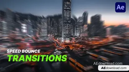 Speed Boomerang Transition Elements template preview