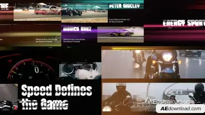 Speed Intro Elements template preview