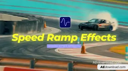 Speed Ramp Effects | After Effects Video Displays template preview