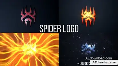 Spider Logo Logo Stings template preview