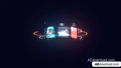 Spinning Logo Reveal Logo Stings template preview