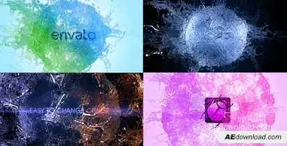 Splash Logo - Particle Effect 11 Logo Stings template preview