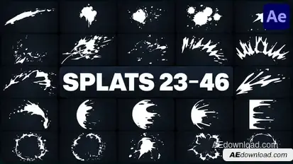 Splats Elements for After Effects Elements template preview