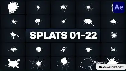 Splats Elements for After Effects Elements template preview