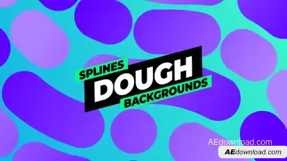 Splines Dough Backgrounds Elements template preview