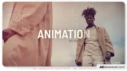Split Dynamic Opener Video Displays template preview